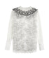 Sheer Lace Collar Blouse