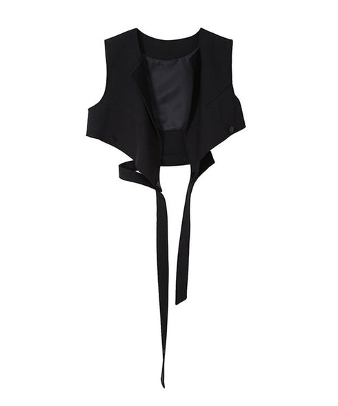 Long Cuff Blouse & Vest