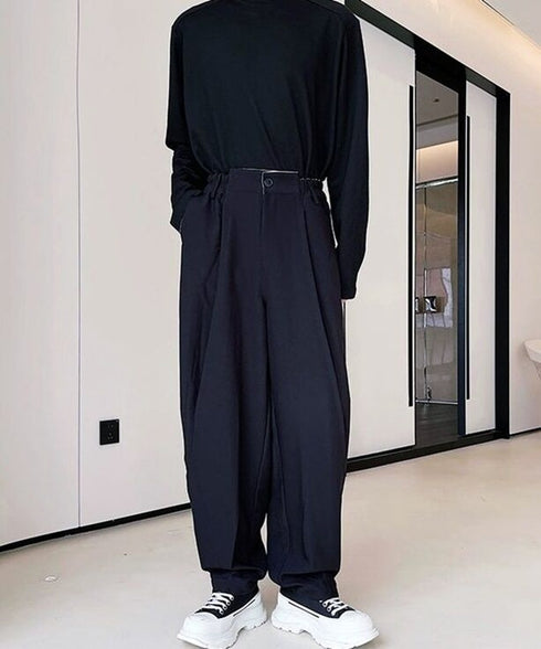 Tuck Wide Pants