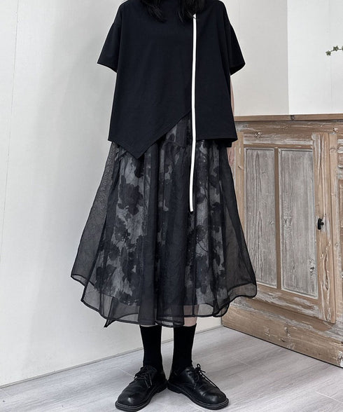See-through Layered Skirt