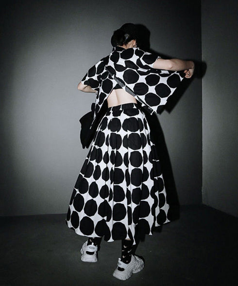 Polka Dot Short Sleeve Shirt