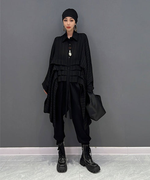 Pleated Layered Volume Shirt