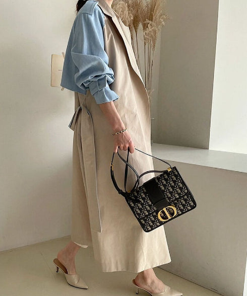 Raglan Sleeve Trench Coat