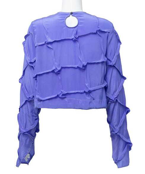 Round-neck Mulberry Top