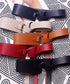 soft leather wide waist belt