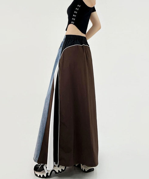 Sideline Denim Skirt