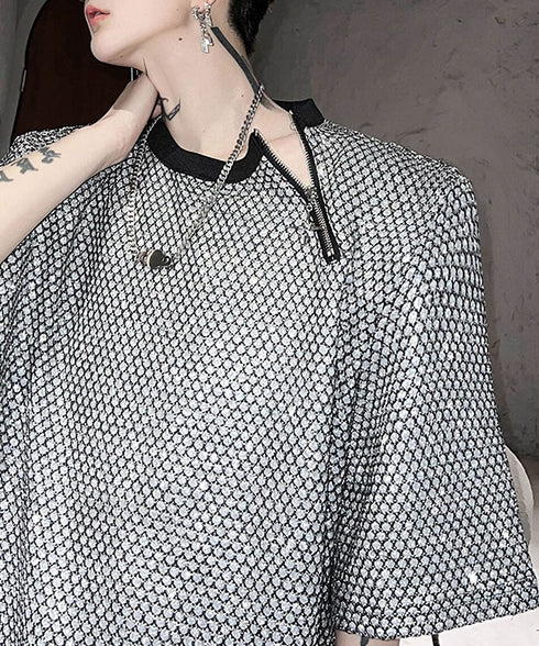 Metallic Mesh T-shirt