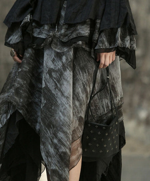 Shadow Veil Layered Skirt