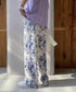 Flower Print Wide Pants