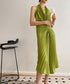 Halter Pleat Dress