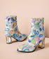 Beads Flower Short Boots