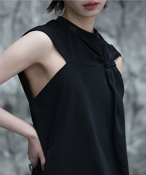 Gathered Round Neck Top