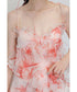 Floral Ruffled Organza Dress