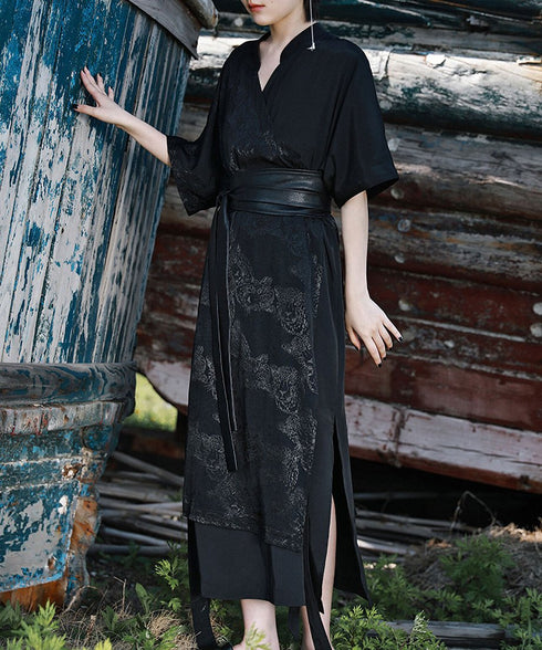 Asymmetrical Wrap Belt