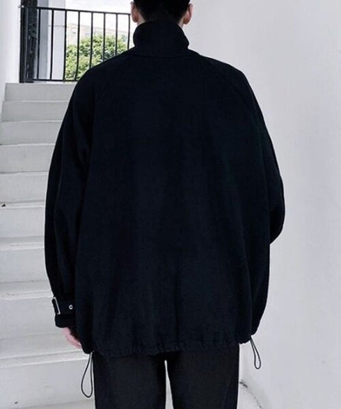 Half Zip High Neck Pullover