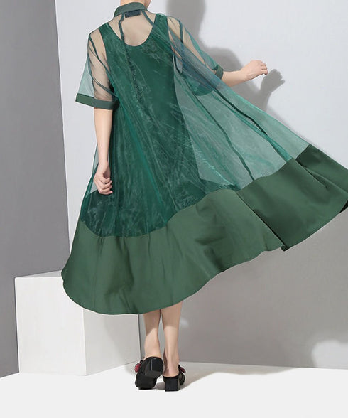 See-through Fishtail Dress