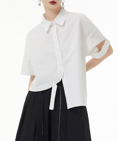 One Side Short Blouse