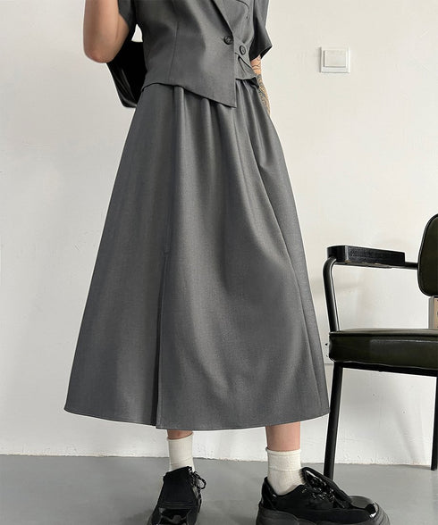 Faux Two-piece Dress