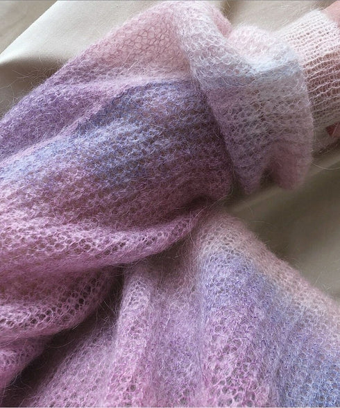 Pastel Gradation Knit