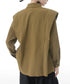 Wing Shoulder Corduroy Blouse