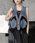 Mesh Denim Vest