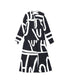 Graphic Pattern Maxi Dress