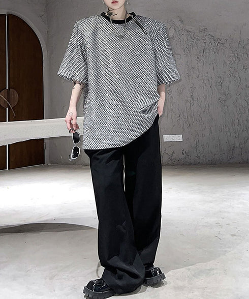 Metallic Mesh T-shirt