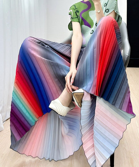 Gradation Pleat Pants