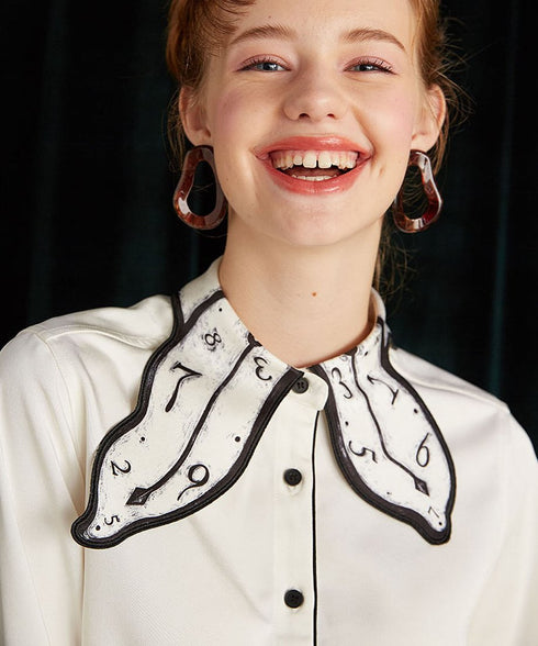 Watch Collar Blouse