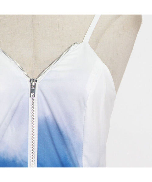 Tie-dye Zip Camisole Dress