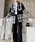 Fringe Check Combination Jacket