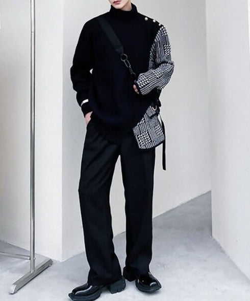 Turtleneck Knit Pullover