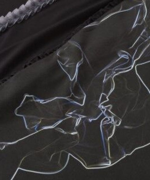 Line Drawing Printed Skirt