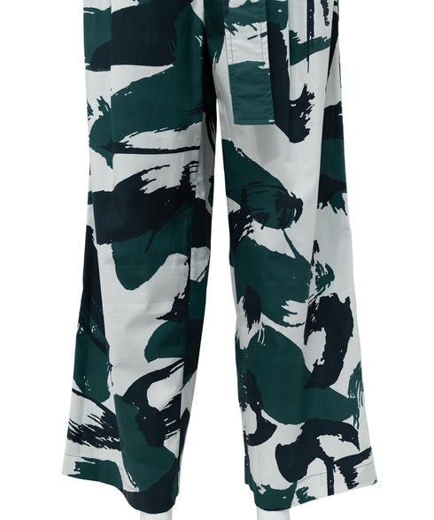 Design Printed Wide Leg Pants