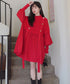 Lantern Sleeve Dress