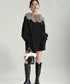 Tulip Collar Volume Sleeve Blouse