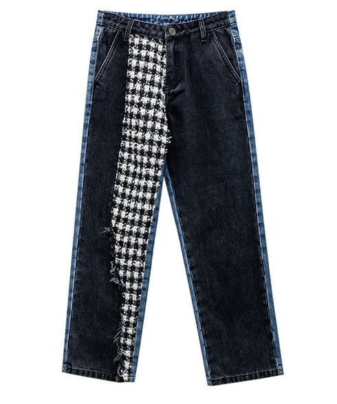 Hybrid Houndstooth Denim