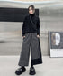 Panel Stripe Wide Pants