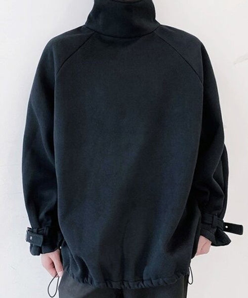 Half Zip High Neck Pullover