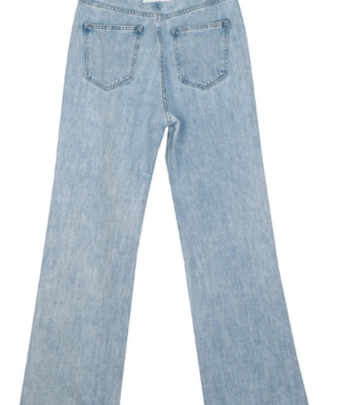Bicolor Denim Pants