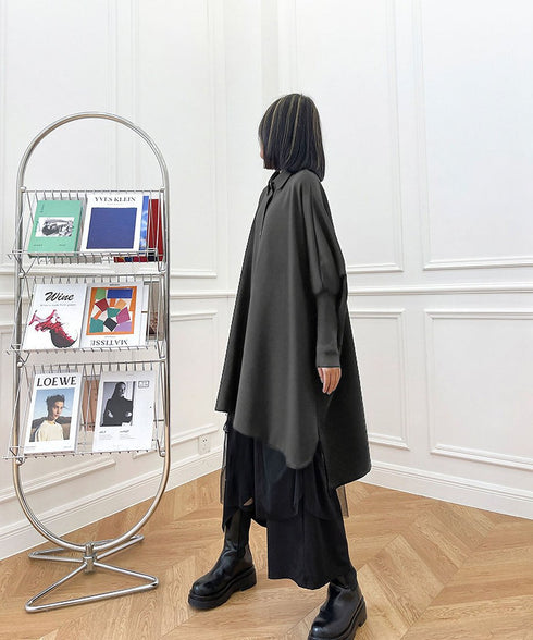 Oversized Cape Shirt