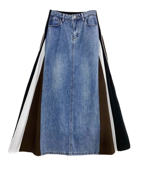 Sideline Denim Skirt