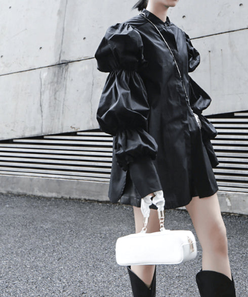 Volume Sleeve Oversized Shirt