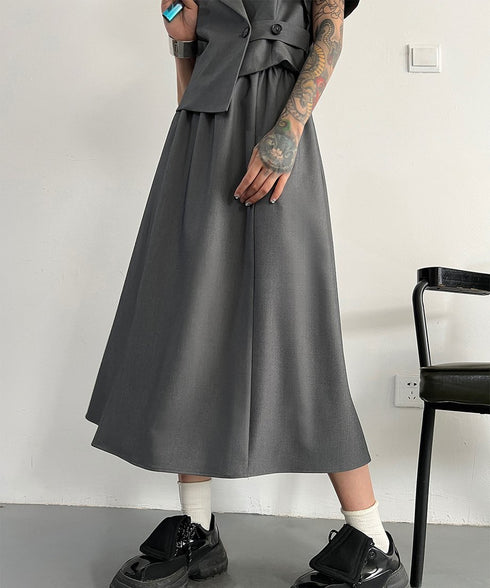 Faux Two-piece Dress