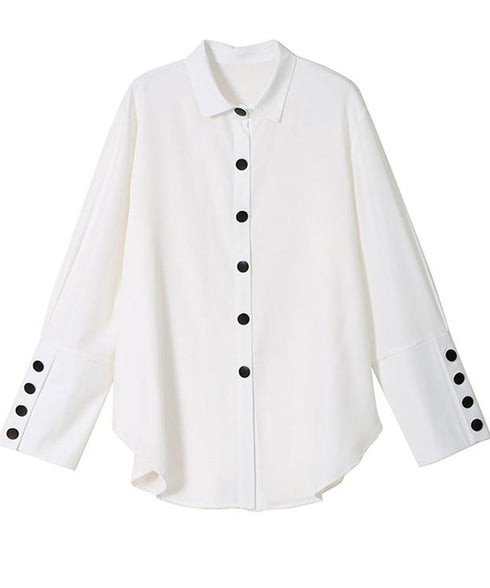 Long Cuff Blouse & Vest