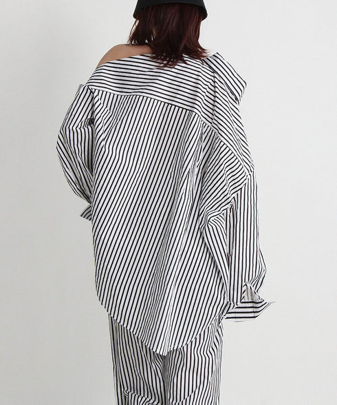 Stripe Shirt&Pants Co-ord