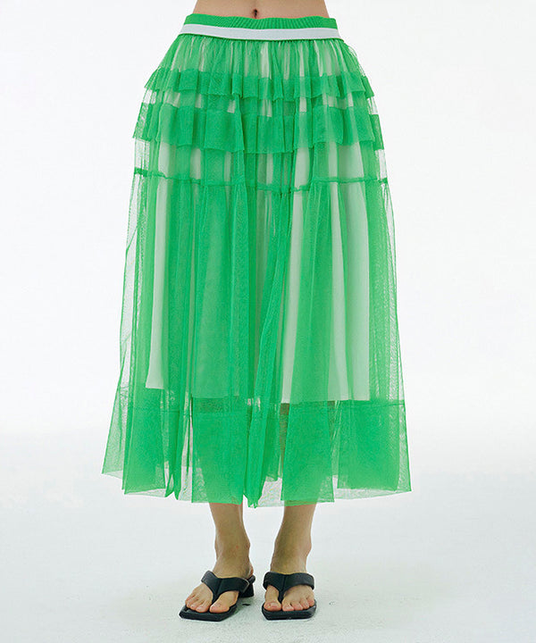 See-through Mesh Skirt