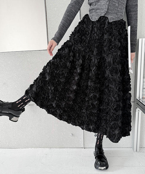 Three-dimensional Flower Skirt