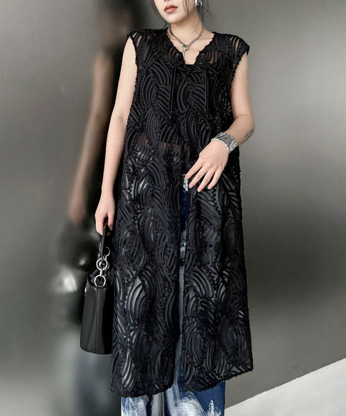 Jacquard Tucking Vest