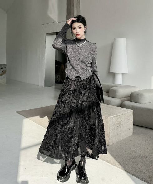 Three-dimensional Pattern Skirt